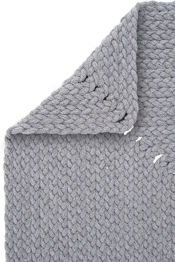 SteweHome Covor Pentru Copii Gri Tăiat La Dimensiune Lățime 80cm 80x300cm Grosime 60mm