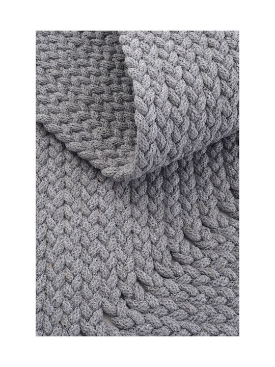 SteweHome Covor Pentru Copii Gri Tăiat La Dimensiune Lățime 80cm 80x300cm Grosime 60mm