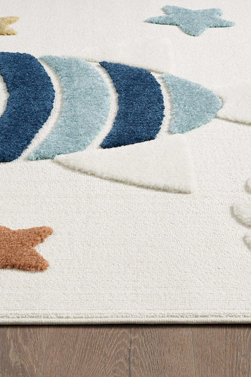 SteweHome Kids Rug Beige By Meter Width 140cm 140x200cm