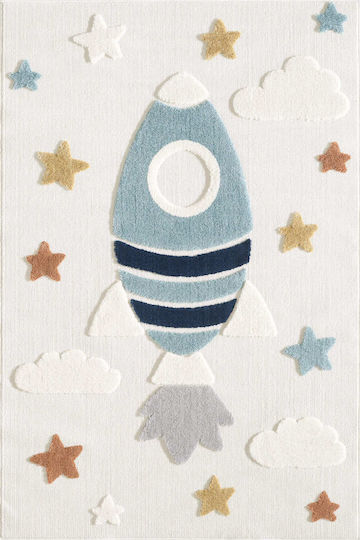 SteweHome Kids Rug Beige By Meter Width 140cm 140x200cm