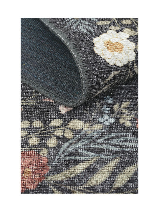 SteweHome Παιδικό Χαλί Μαύρο 95x200cm Πάχους 60mm