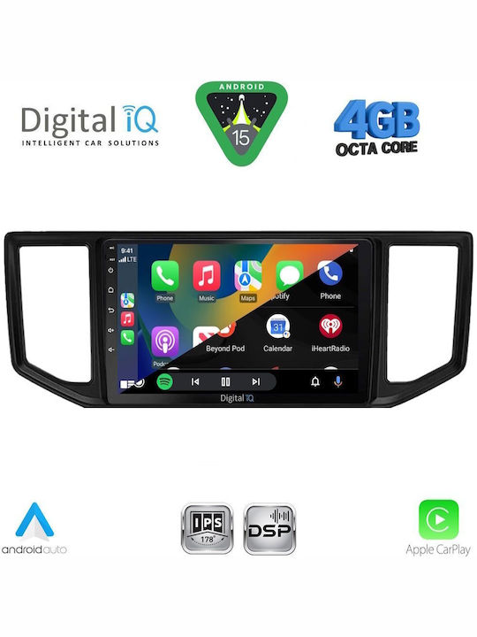 Digital IQ Car Audio System for Volkswagen Crafter 2017 (Bluetooth/USB/WiFi/GPS/Apple CarPlay/Android Auto) with 10" Touch Screen