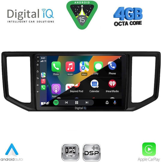 Digital IQ Ηχοσύστημα Αυτοκινήτου για Volkswagen Crafter 2017 (Bluetooth/USB/WiFi/GPS/Apple-Carplay/Android-Auto) με Οθόνη Αφής 10"