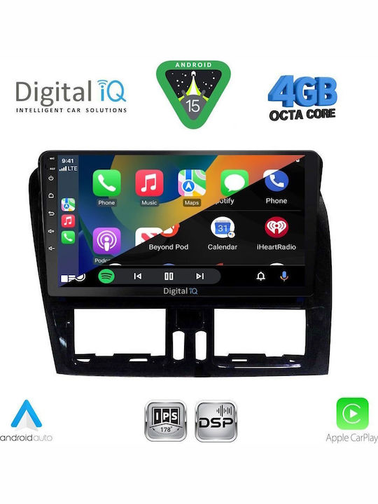 Digital IQ Car Audio System for Volvo XC 60 2009-2017 (Bluetooth/USB/AUX/WiFi/GPS/Apple CarPlay/Android Auto) with 9" Touch Screen