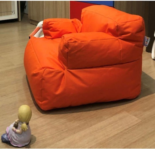 Kinderstuhl Sitzsack 30x30x45cm Orange