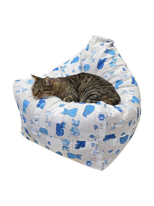 Детски Барбарон Син ОП1CAT-blue 50x50x30см
