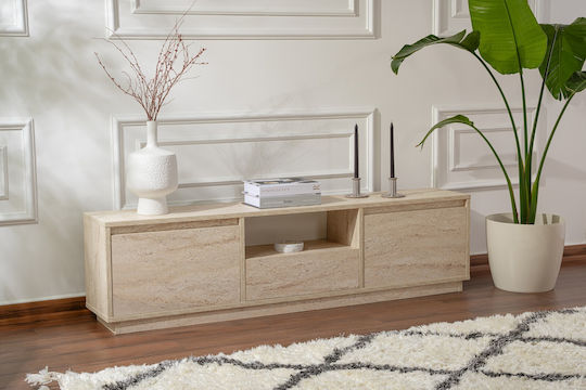 TV Stand Gaia Beige L160xD29.5xH42cm