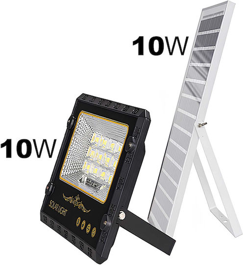 Avizar Outdoor Led Solar Projector 9000k Automatic Detection Black