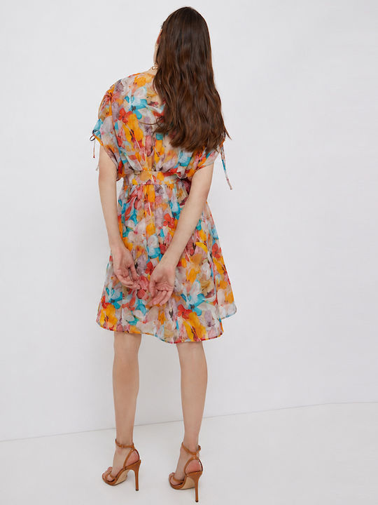 Summer Mini Floral Dress CA2360T8885 S9810