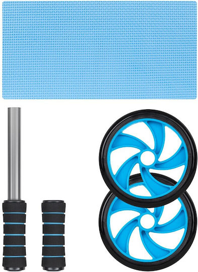 Double Wheel Ab Roller Abdominal Muscle Exercises Ab Wheel Ab-2 Rebel Active