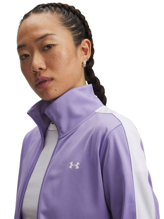 Pantaloni Tricot Trening Violet