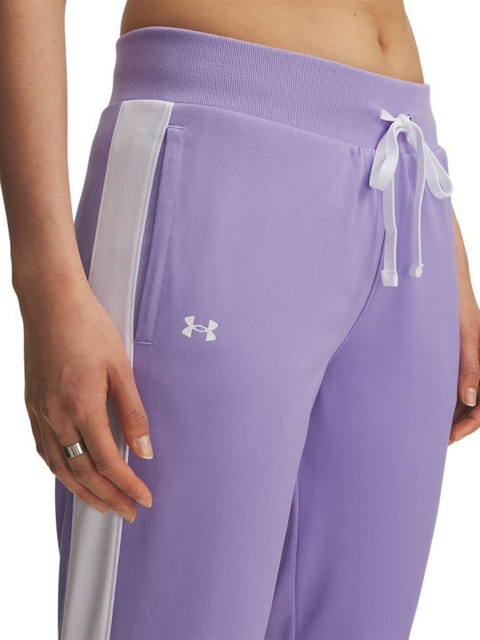 Pantaloni Tricot Trening Violet