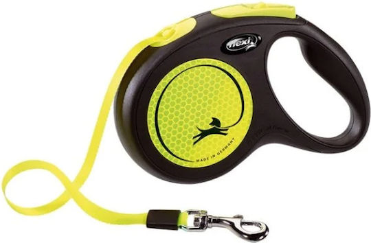 Flexi Dog Leash/Lead Strap Neon in Light Blue Colour 5m up to 25kg