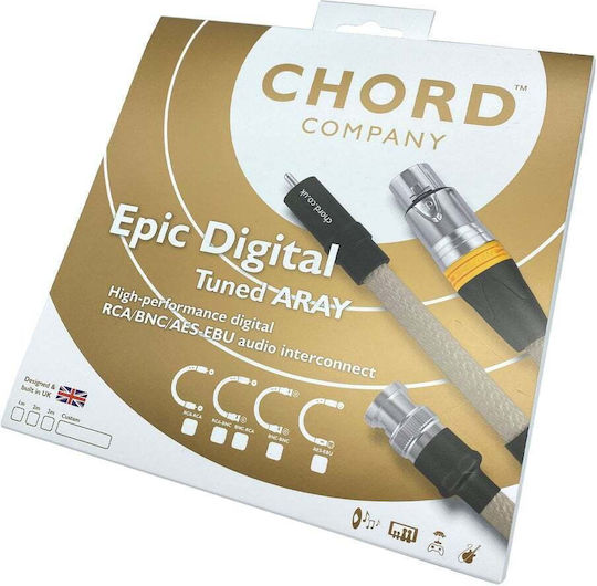Chord Епик Дигитал Кабел RCA мъжки - RCA мъжки 1м