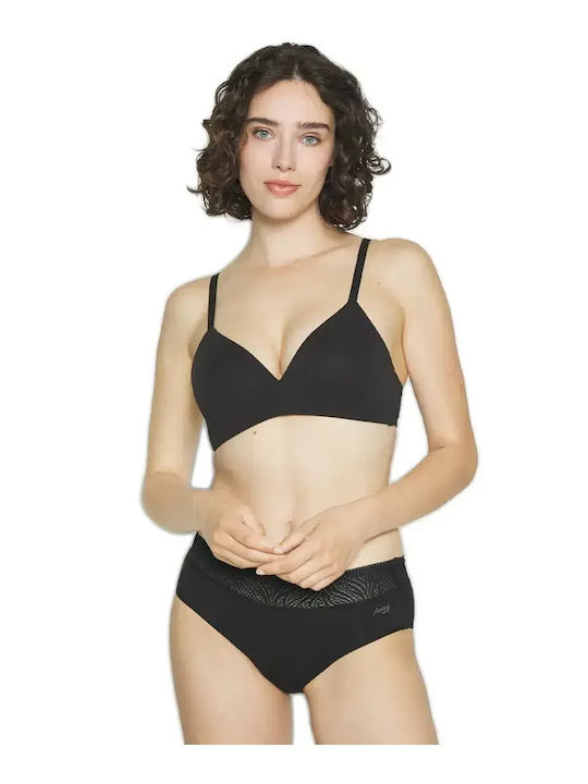 Bra without Underwire Black