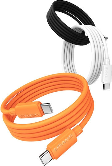 Usams USB 2.0 Kabel USB-C männlich - USB-C 30W Schwarz SJ788USB01
