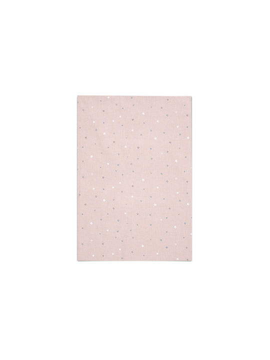 Lorelli Бебешки Чаршаф За Кошара Памучен Розов 100x150см