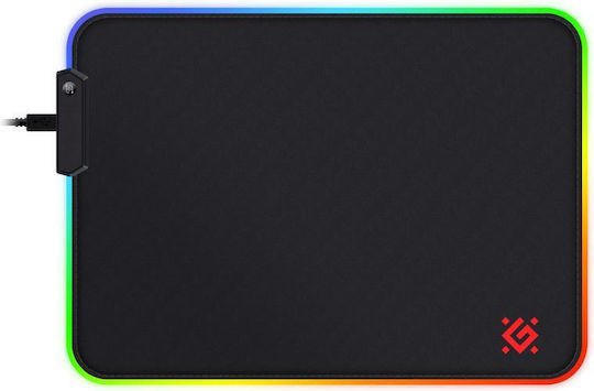 Defender Gaming Mouse Pad Medium (350mm) with RGB Lighting Black