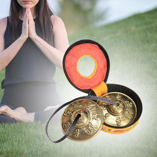 Niyamas Meditation Cymbals Meditation 6.5cm with Storage Pouch