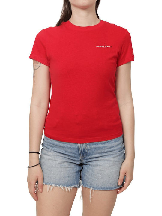 Tjw Γυναικείο T-shirt Κόκκινη