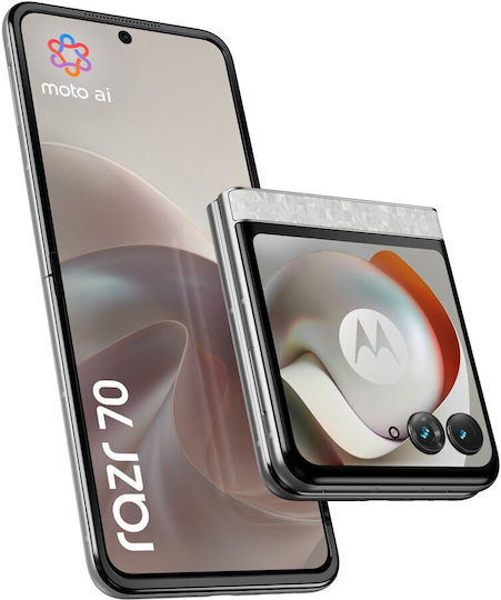 Motorola Razr 70 5G (8/256GB) PANTONE Alb Strălucitor