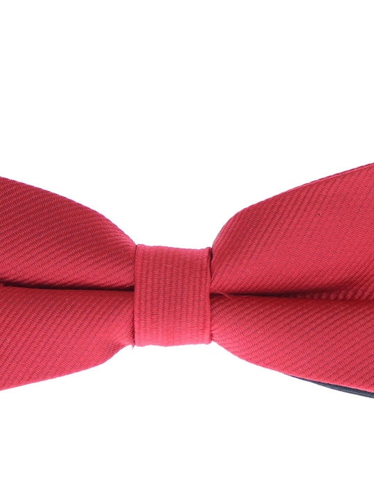 Kids' Bow Tie Buticcochet 9x5 Cm Linear Pattern Dark Red Papc251