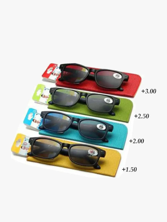 Ochelari de Citit de Soare cu Lentile Gri 75% — +1 50
