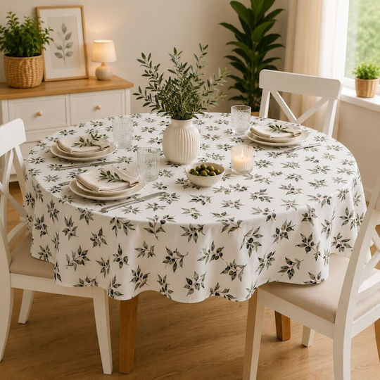Pucioasa Τραπεζομάντηλο Black Olives 140x180εκ.