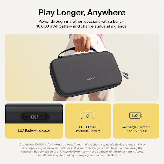 Belkin ENA003HQCH Φορτιστής για 10000mAh
