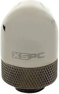 Adapter Xspc Xspc 90 Grad G1/4 Zoll Ag G1/4 Zoll Ig Drehbar Schwarz Chrom Verpackung 4 Stück