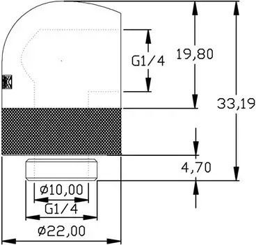 Adapter Xspc Xspc 90 Grad G1/4 Zoll Ag G1/4 Zoll Ig Drehbar Schwarz Chrom Verpackung 4 Stück