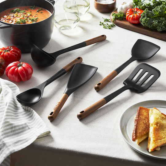 Staub Kitchen Spoon Silicone Black 30cm