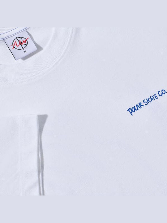 T-shirt White/ultramarine