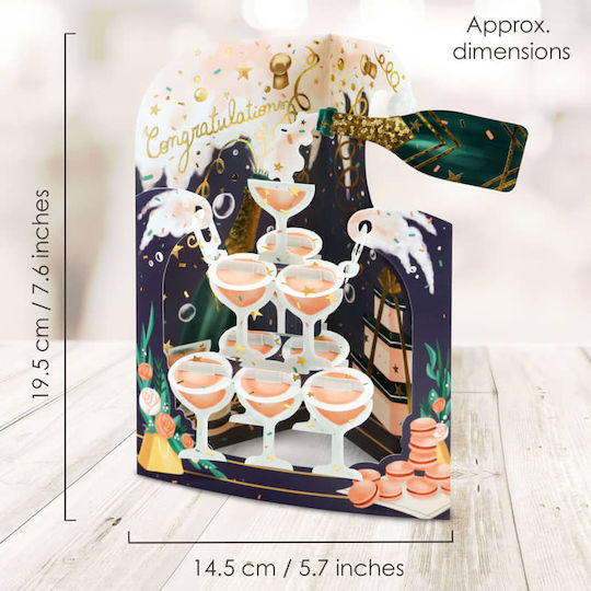 Santoro Congratulations Swing Card 3d