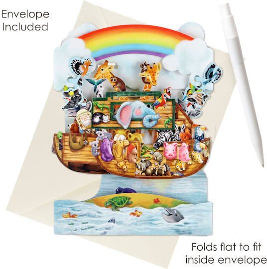 Santoro Noah's Ark Swing Card 3d Card