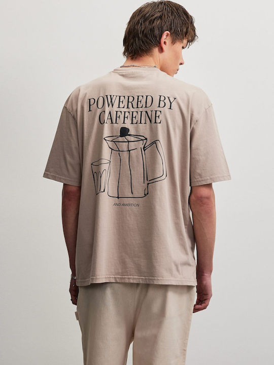 T-shirt Beige Light Brown