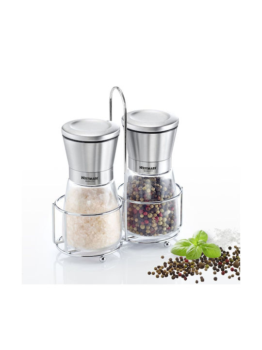Westmark Westmark Salz- und Pfeffermühlen-Set Handbuch Keramik 18,3cm 2 Stück