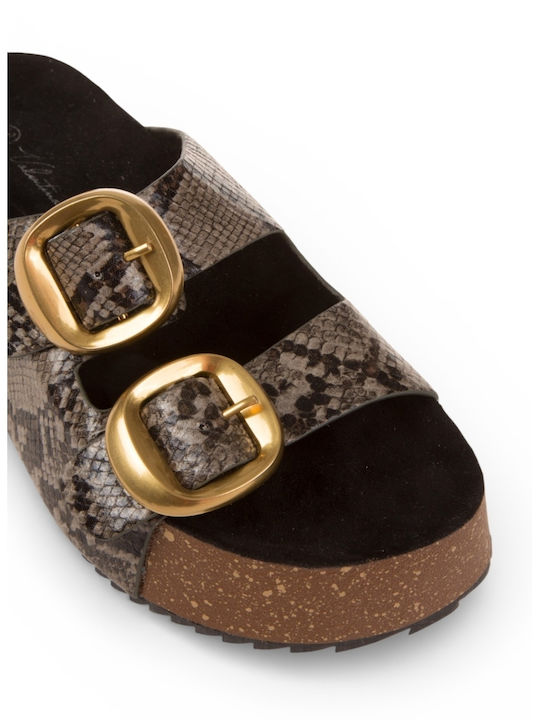 Дамски Сандали Flatforms Черни