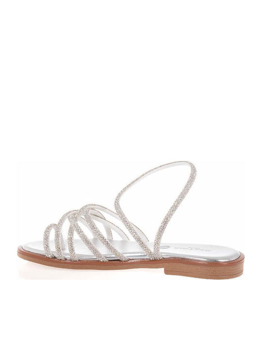 Beatris Silver Women's Flat Sandals