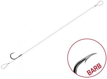 Delphin Flr Loop Cadru Lungime 12 Cm Diametru 0,22 Mm Mărime Cârlig 6 Set 6 Bucăți Fluorocarbon