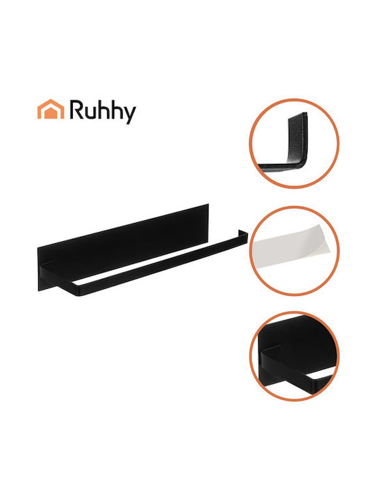 Ruhhy Metallischer Schwarzer Papierhandtuchhalter 25x7cm