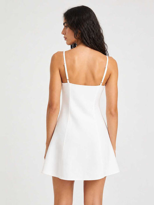 Καλοκαιρινό Mini Φόρεμα White White