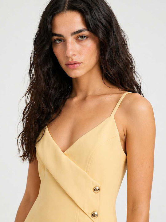 Καλοκαιρινό Mini Φόρεμα Yellow