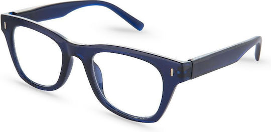 Nordic Vision Damen Lesebrillen +3.00 in Hellblau Farbe