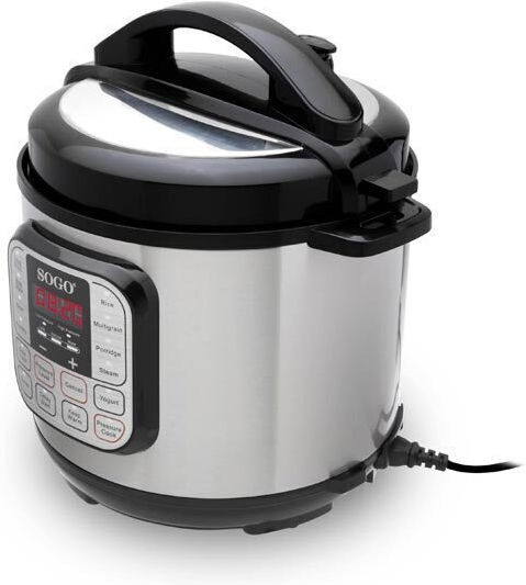 Sogo Multi-Function Cooker 1000W with 6L Capacity Silver