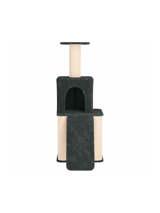 vidaXL Scratching Post Cat Tree Gray 56x95x146 cm