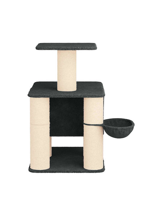 vidaXL Scratching Post Cat Tree Gray 93x74x96cm