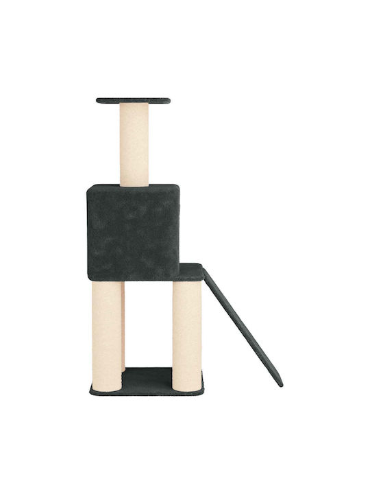 vidaXL Scratching Post Cat Tree Gray 56x95x146 cm