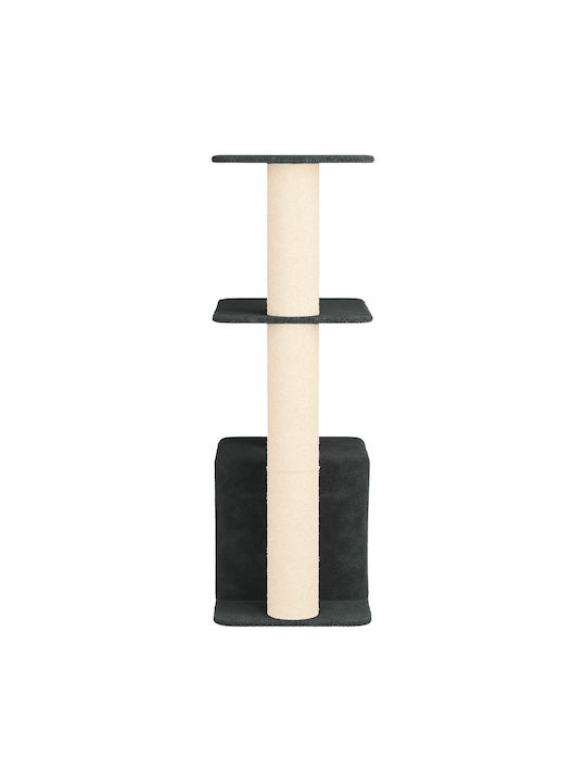 vidaXL Scratching Post Cat Tree Gray 69x43x133 cm