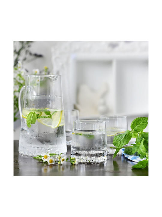 Krosno Serving Jug with Glasses Crystal 1000ml 7 Pieces